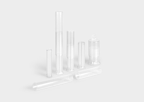 Packaging tube TelePack TelePack: a round telescopic packaging tube with ratchet mechanism.